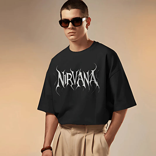 Nirvana Death Metal Logo Tee - Grunge Band Graphic T-Shirt 🤘